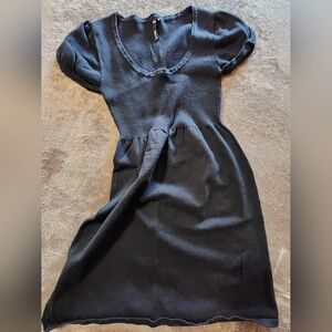 Scoop Neck Mini Sweater Dress/Tunic